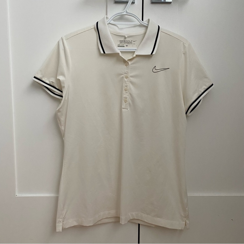 Nike Cream Golf Polo Shirt